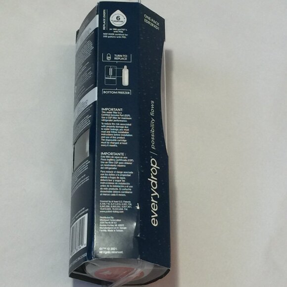 EVERYDROP 2 ICE WATER REFRIGERATOR FILTER EDR2RXD1 ONE PACK - Picture 14 of 16